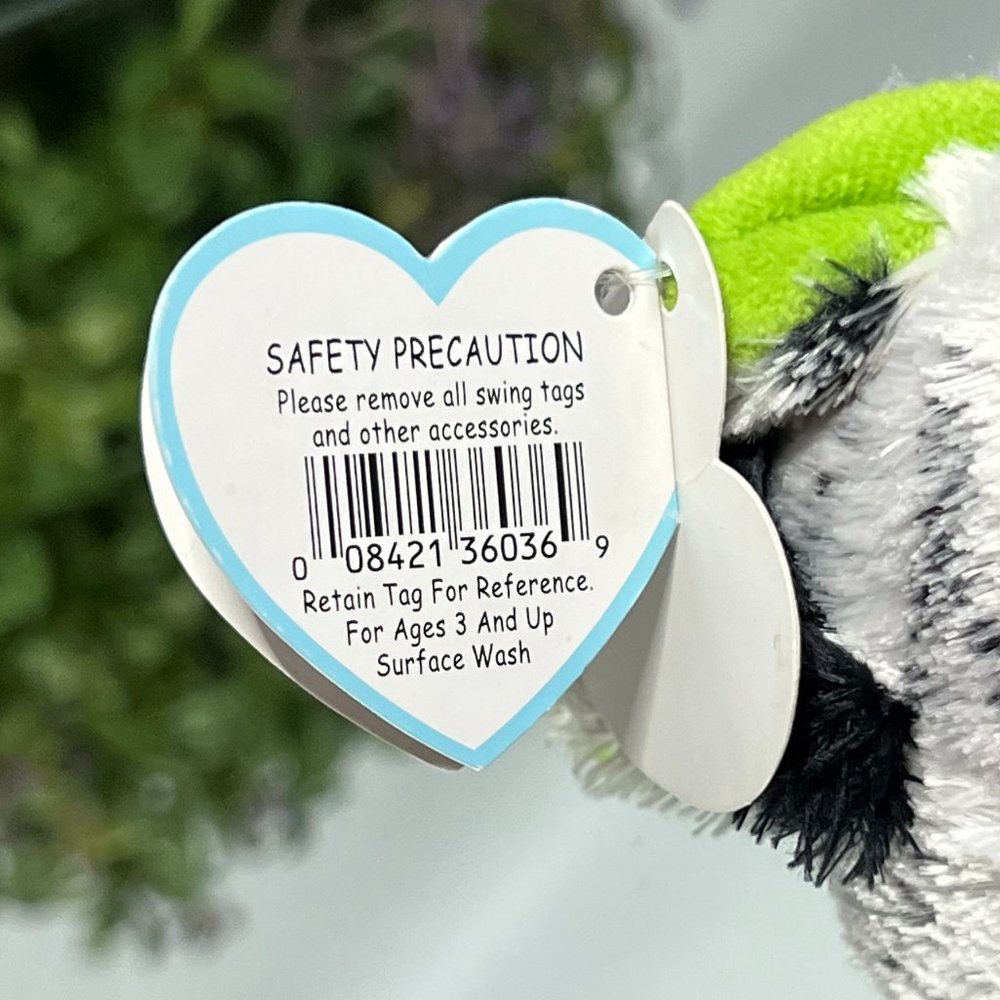 Ty Beanie Boo Small Zebra "Zig-Zag" - NEW - Picture 7 of 8